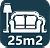 Кондиционер - 25 м² - 2,5 кВт