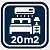 Инвертор - 20 м² - 2 кВт
