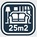Инвертор - 25 м² - 2,5 кВт Инвертор - 25 м² - 2,5 кВт
