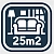 Инвертор - 25 м² - 2,5 кВт